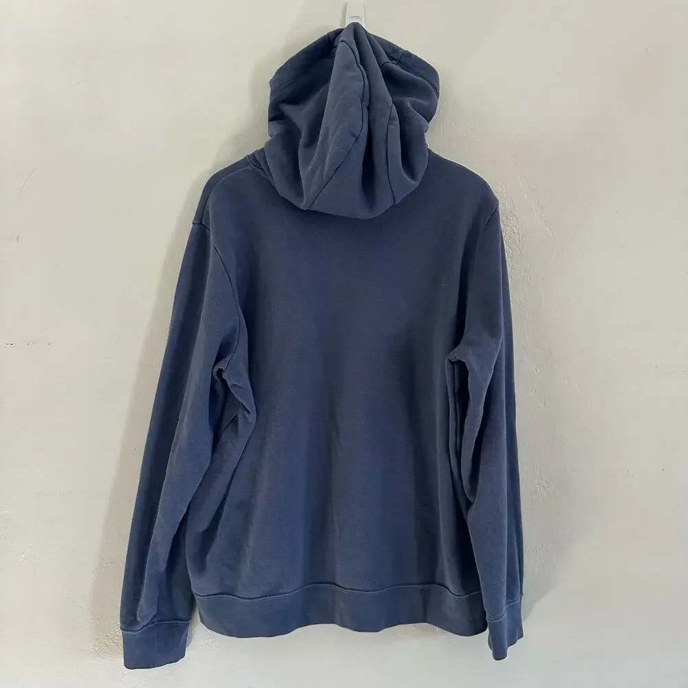 Nike‎ Blue Hoodie Pullover Sweater Swoosh Logo Men's Size XL Basic